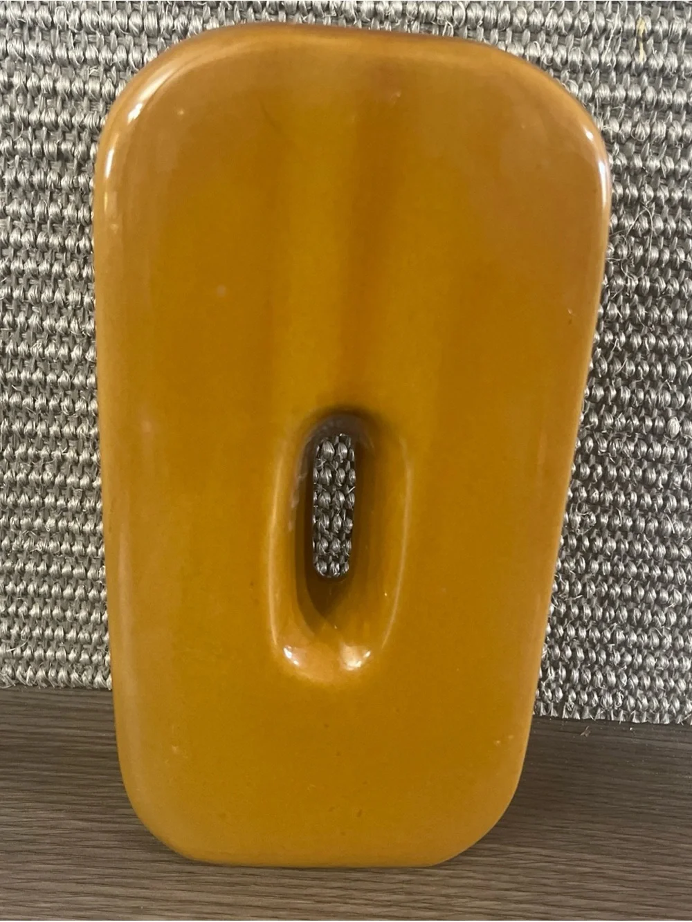 Mustard Yellow Ceramic Decorative Vase